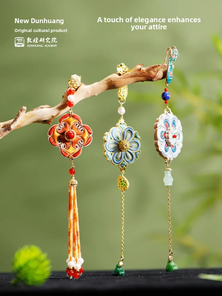 Handmade Hanfu Button Embellishment Traditional Chinese Costume Accessory Silk Material Women's Fashion Jewelry Pendant