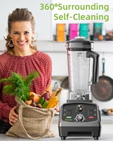 BioloMix 3HP 2200W Heavy Duty Grade Timer Blender Mixer Juicer Fruit Food Processor Ice Smoothies BPA Free 2L Jar 5