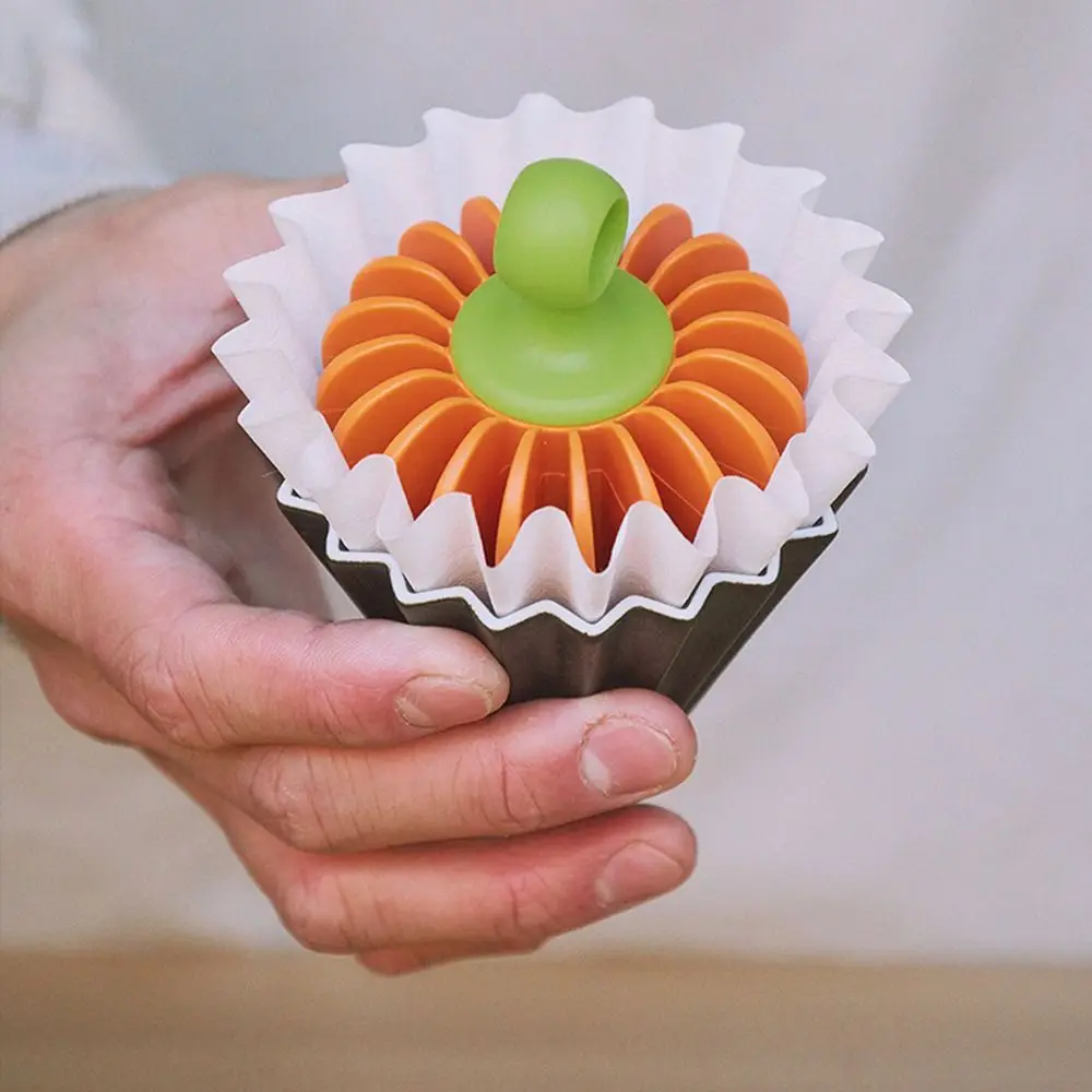 Food Grade Coffee Filter Paperweight Handheld Removable Small Pumpkin Paper Press Heat-resistant Handle