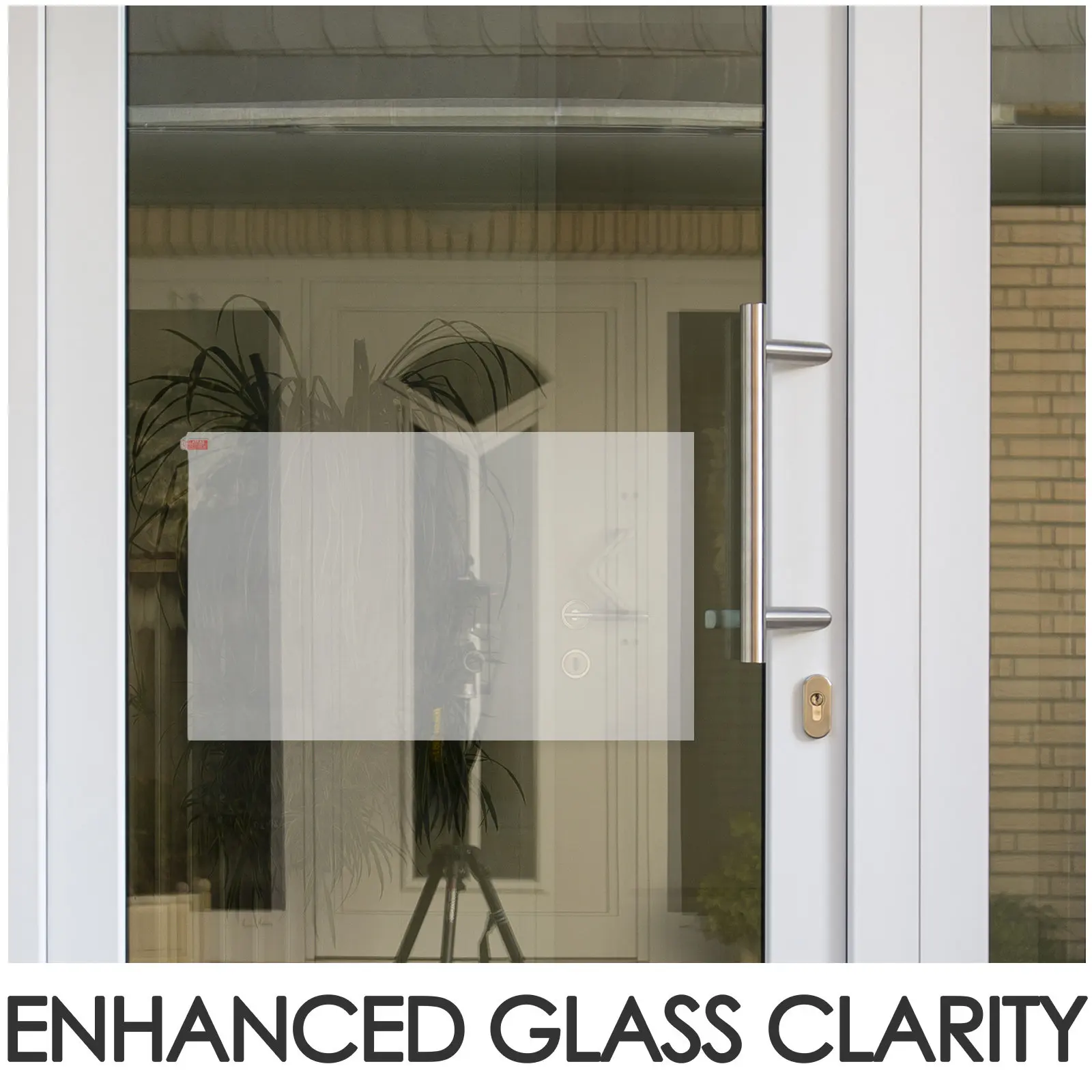 Anti-Fog Shower Door Film Waterproof Protective Bathroom Mirror Defogger 50x30cm Steam Resistant Fog Free Film for Vanity Mirror