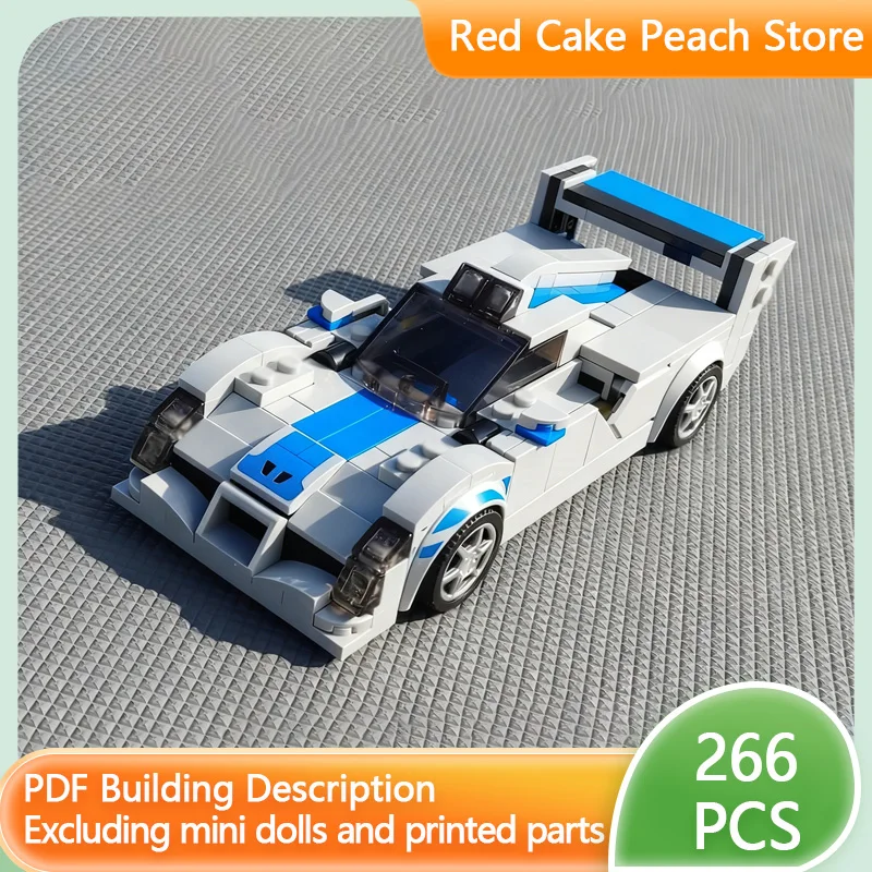 

Speed Racing Car Model MOC Building Bricks WEC IMSA Le Mans Modular Technology Children Holiday Gifts Assemble Toys Suit