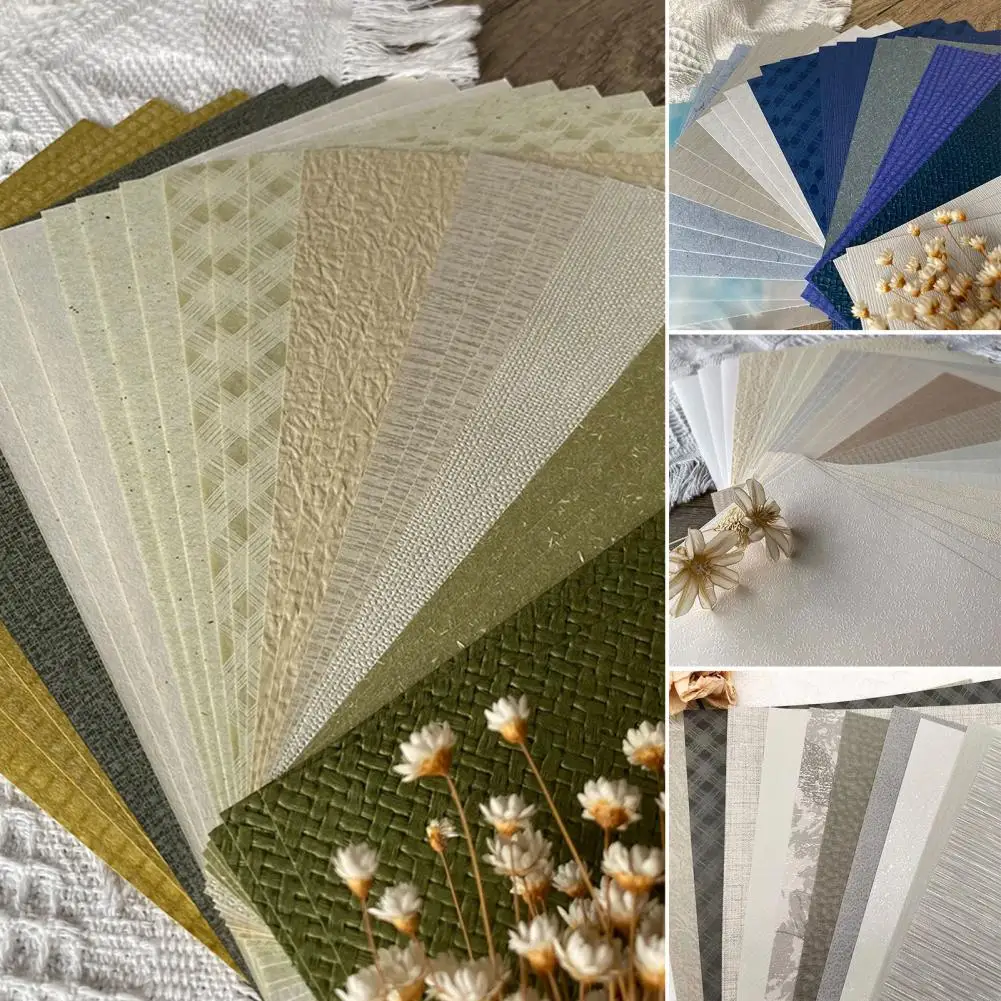 ヴィンテージスクラップブッキングペーパー、DIYアートクラフトプロジェクト、カード作成、理想的な特別シートキット、a5、セットあたり30個