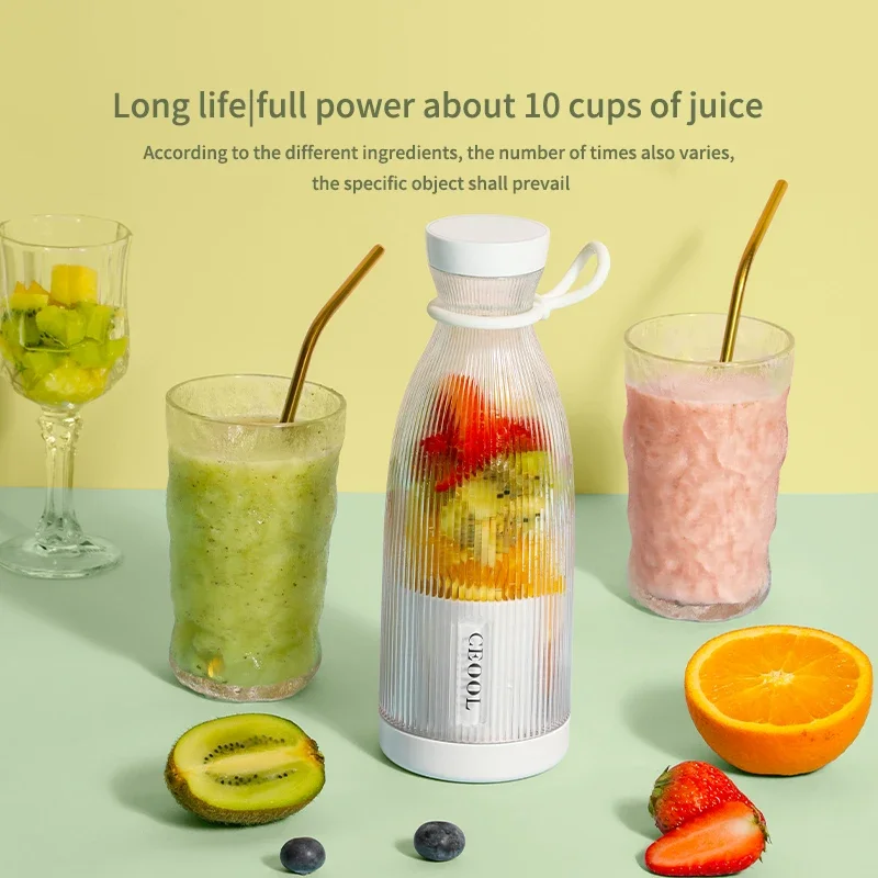 

Electric Juicer Portable Blender Mini Mixer Fresh Juice Smoothie Maker Fruit Extractor Cup