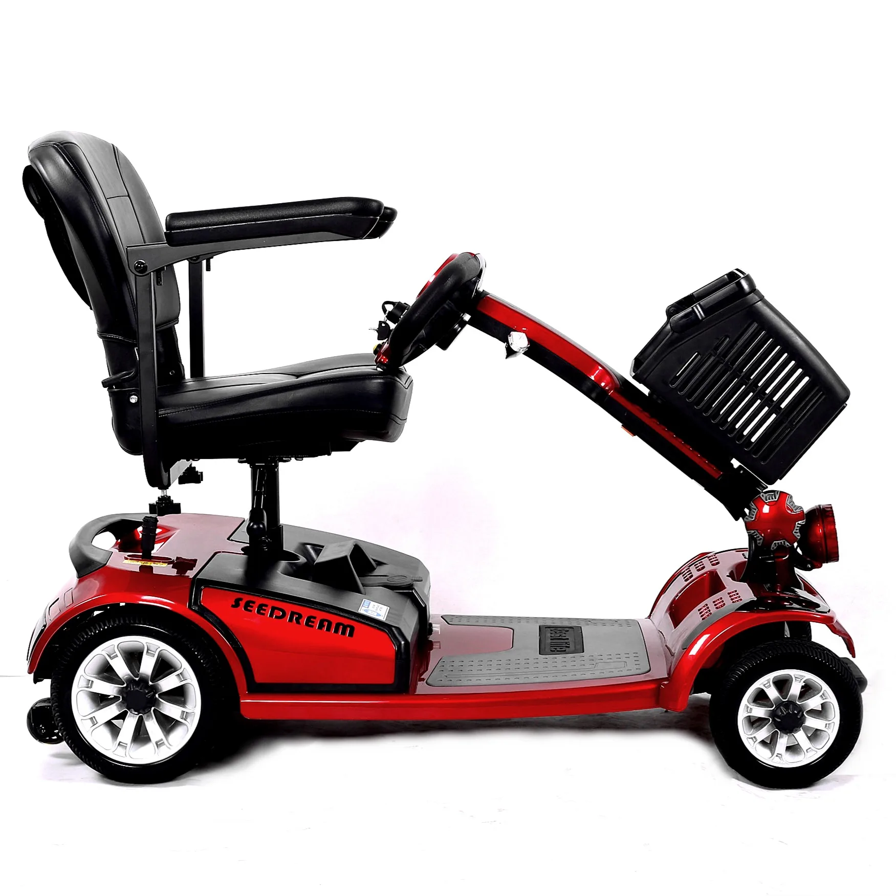 New golf s electric mobility scooter with golf bag trolley