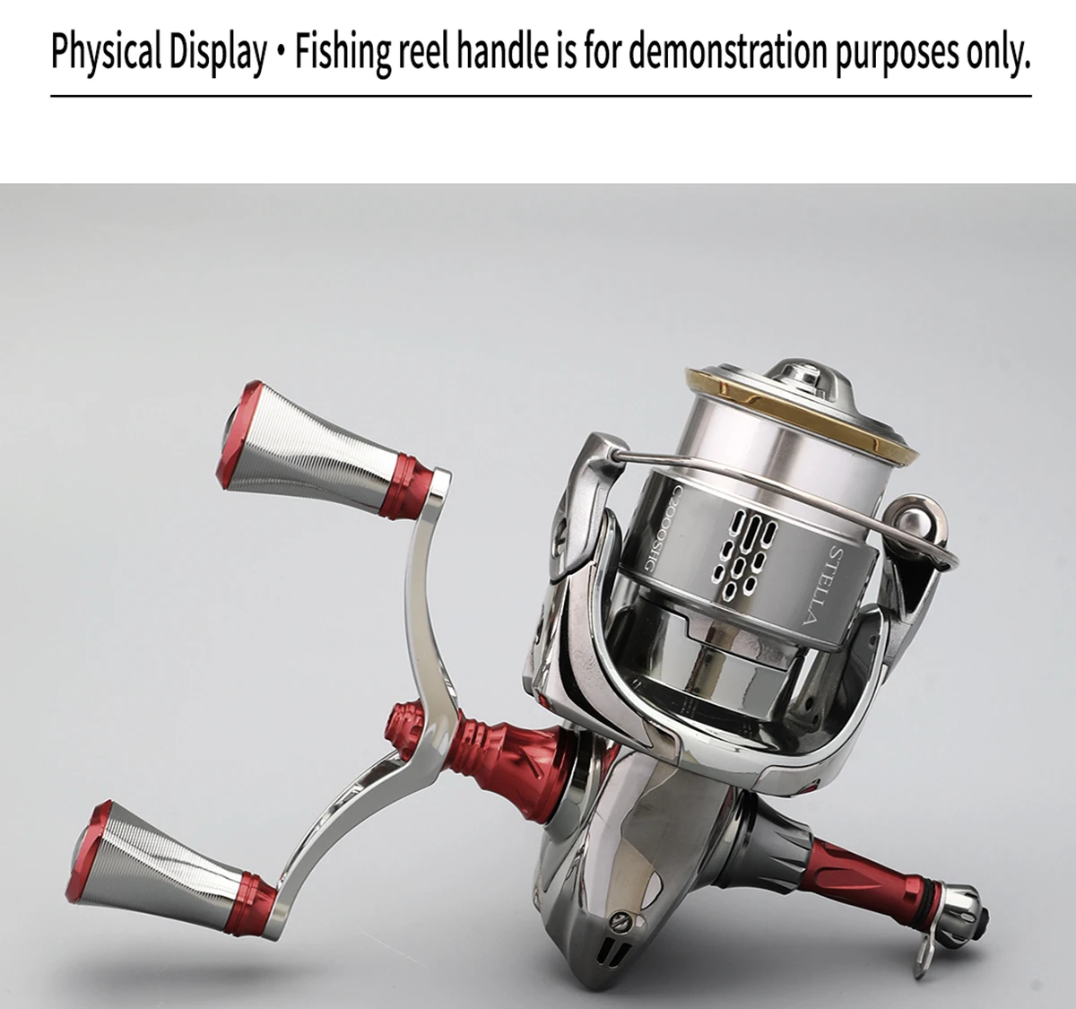 Verstellbare Doppelhebelarme für Spinnrollen – Achsabstand 80/98 mm, Knopfdurchmesser 20 mm | Passend für Daiwa & Shimano Rollen-Modifizierungsteile – Detail 15