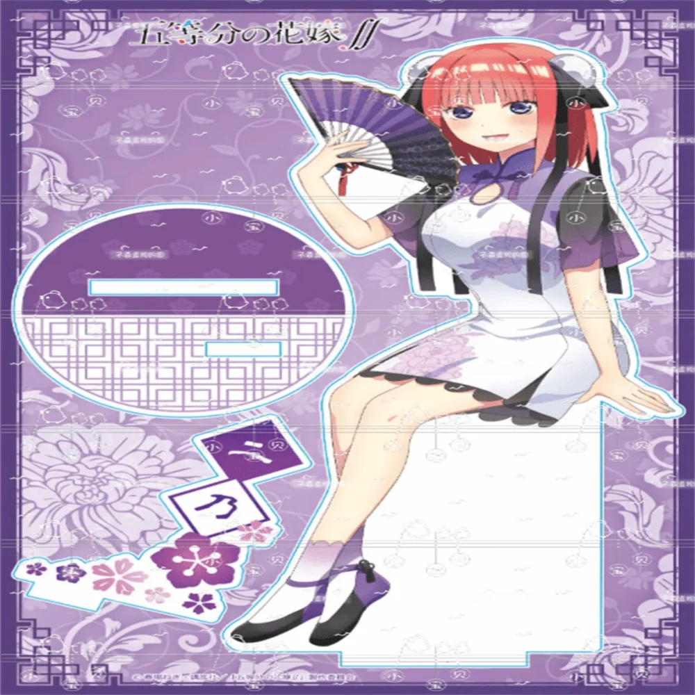 Anime Store The Quintessential Quintuplets Double insertion Acrylic HD Characters Stand Desktop Decor Charm Gifts About15cm+6cm