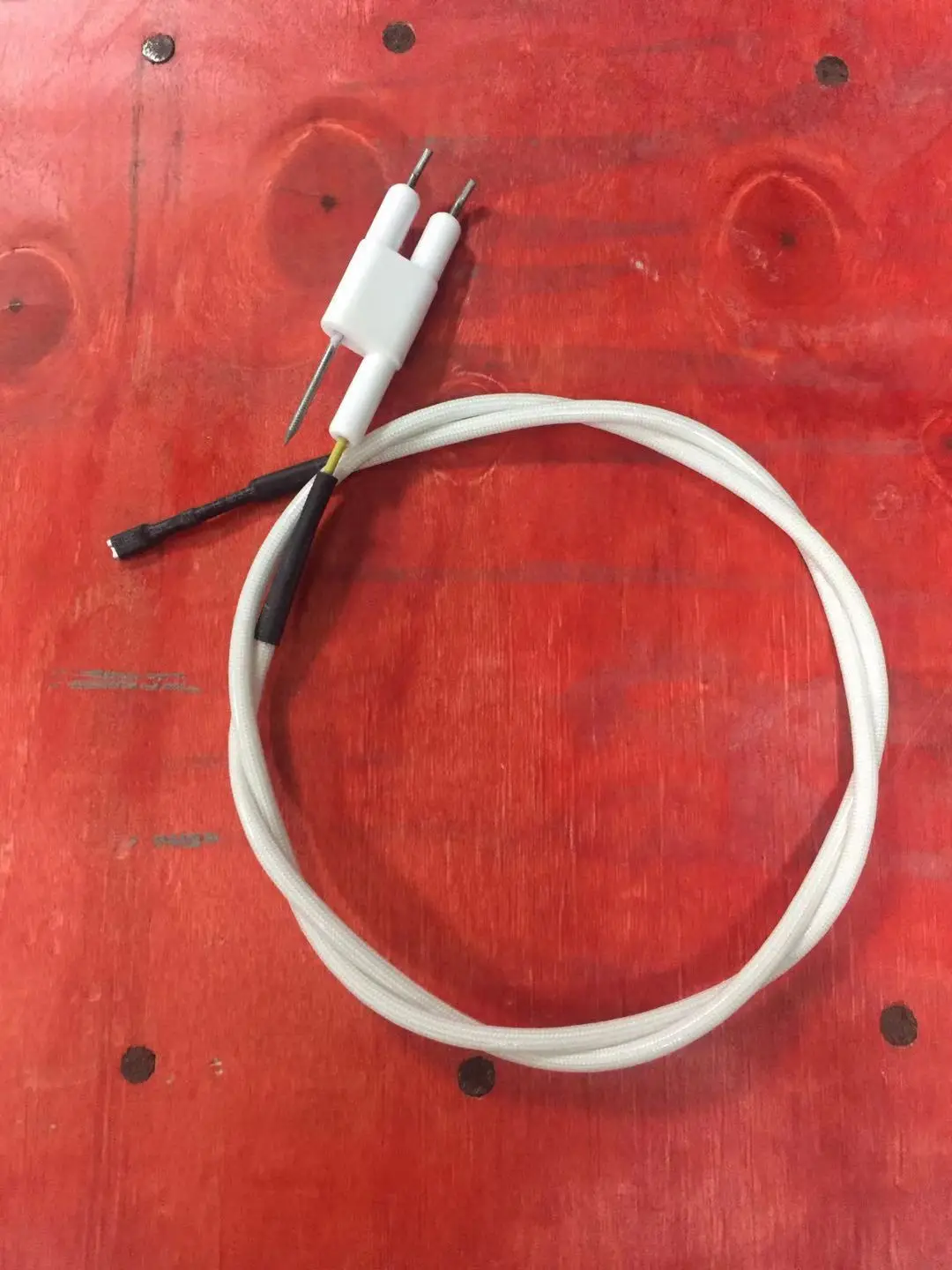 موقد غاز عالمي مشعل مستشعر نحاسي إبرة إشعال مع سلك لأجزاء إصلاح موقد الغاز المدمج #5