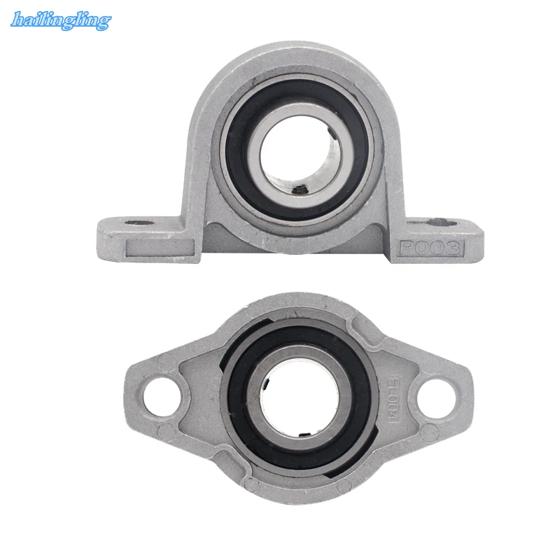 

2pieces Zinc Alloy Diameter 8mmTo 30mm Bore Ball Bearing Pillow Block Mounted Support KFL08 KFL000 KFL001 KP08 KP000 KP001 KP002