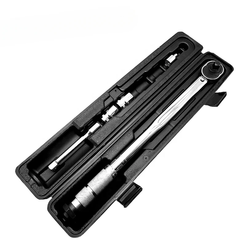 

Hot Selling 5pcs 1/2Inch Direct Drive Click Type Ratchet Torque Wrench Multi-function Spanner Tool Set