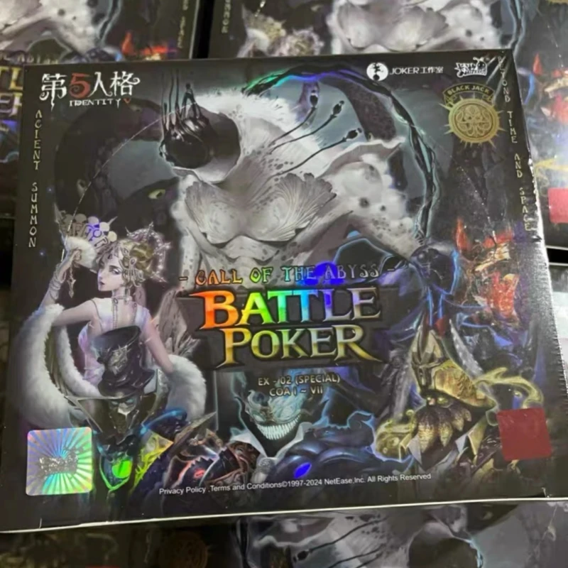 

Genuine KAYOU Identity V Cards Battle Poker EX-COA Card Lydia Jones Freddy Riley Rare Anime Character Collectible Card Collect