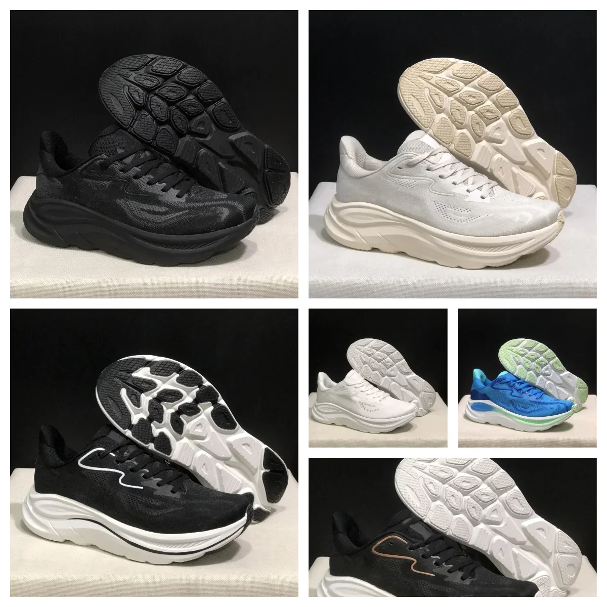 Todos los nuevos modelos Clifton 10 Premium zapatos para correr acolchados para hombres y mujeres entrenamiento de maratón de larga distancia ‮ 54-63 ezis Hoka