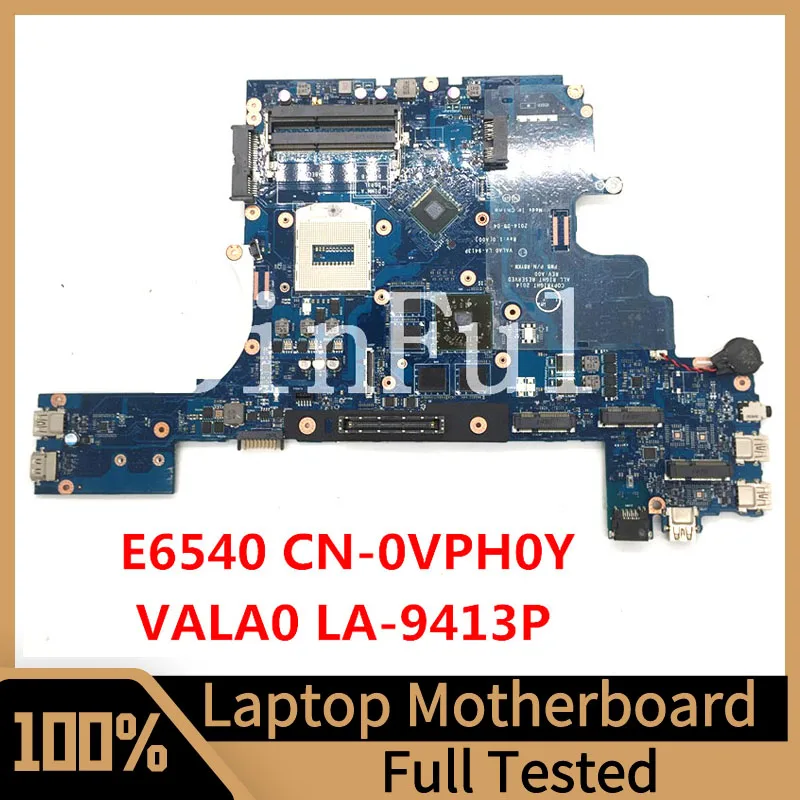 CN-0VPH0Y 0VPH0Y VPH0Y Scheda madre per Dell Latitude E6540 Scheda madre del computer portatile VALA0 LA-9413P 216- 0842036   HD8970M Completamente testato al 100%.