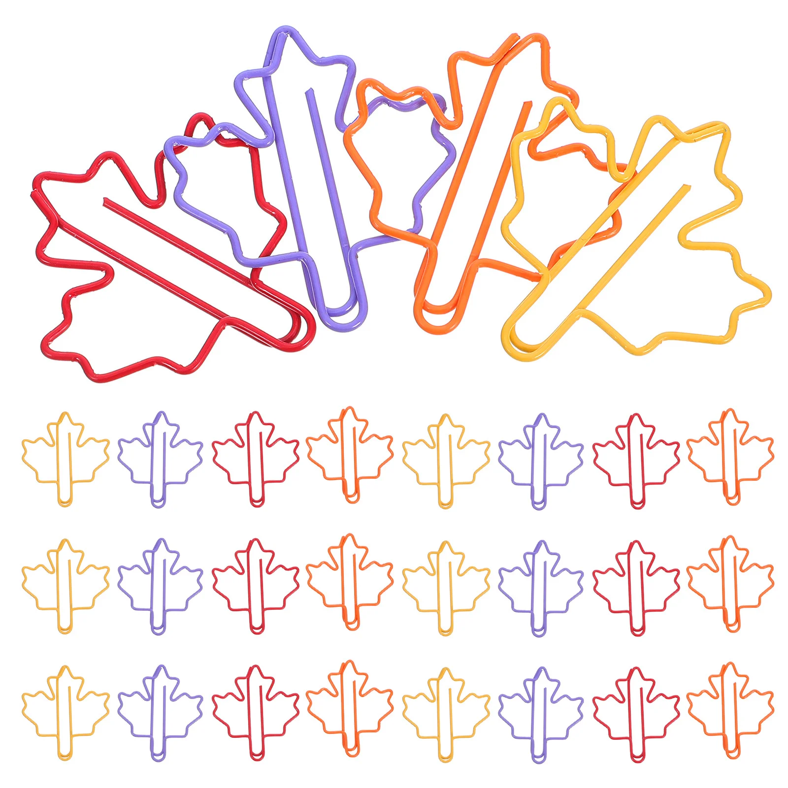 100/50 قطعة مابل ليف الموثق كليب المرجعية حامل الملفات الصغيرة لمجلة مخطط مكتب القرطاسية الزخرفية مشبك ورق #2