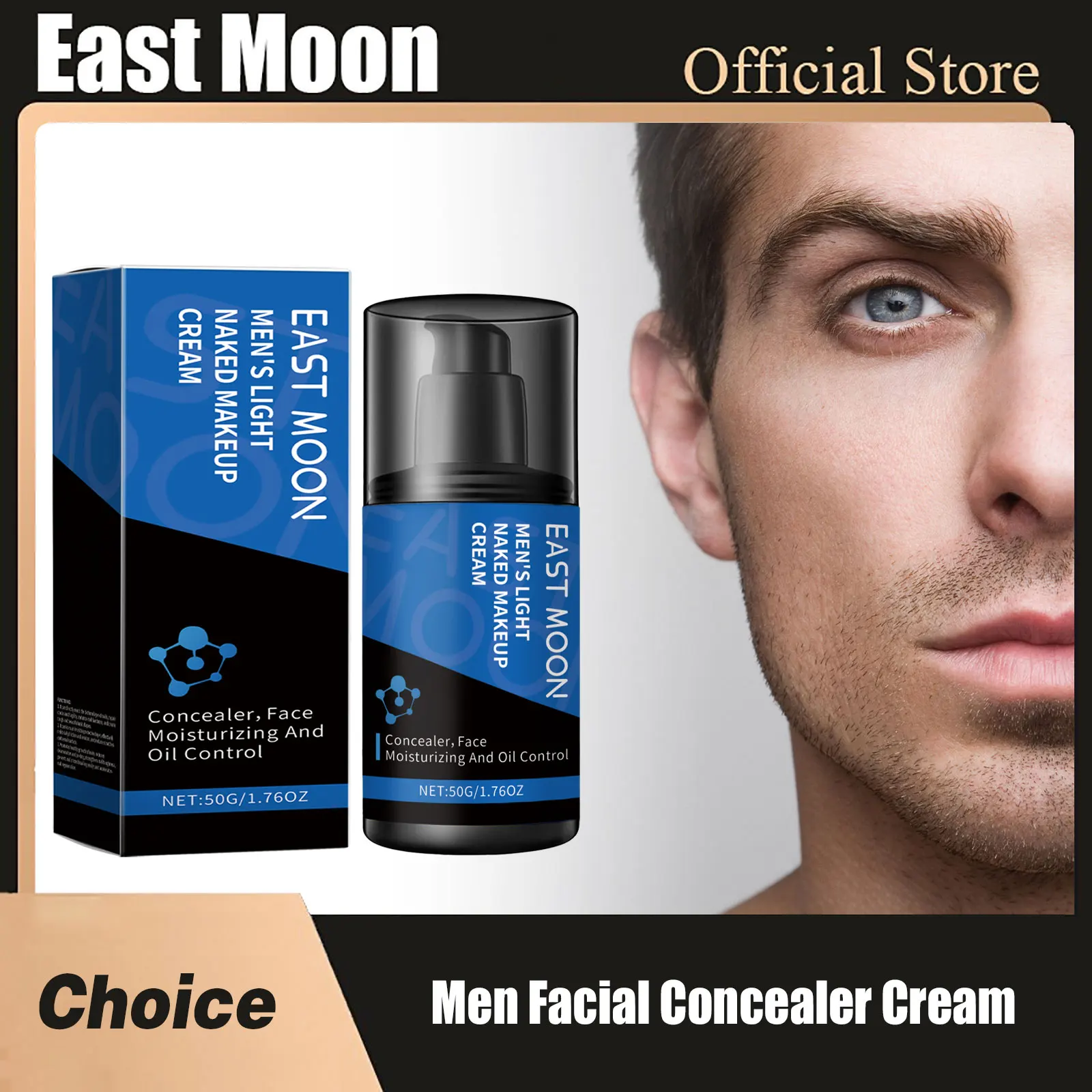 

Hyaluronic Facial Concealer Cream Deep Nourishing Oil Control Full Coverage Waterproof Makeup Men Cosmetics Bb Foundation Creams