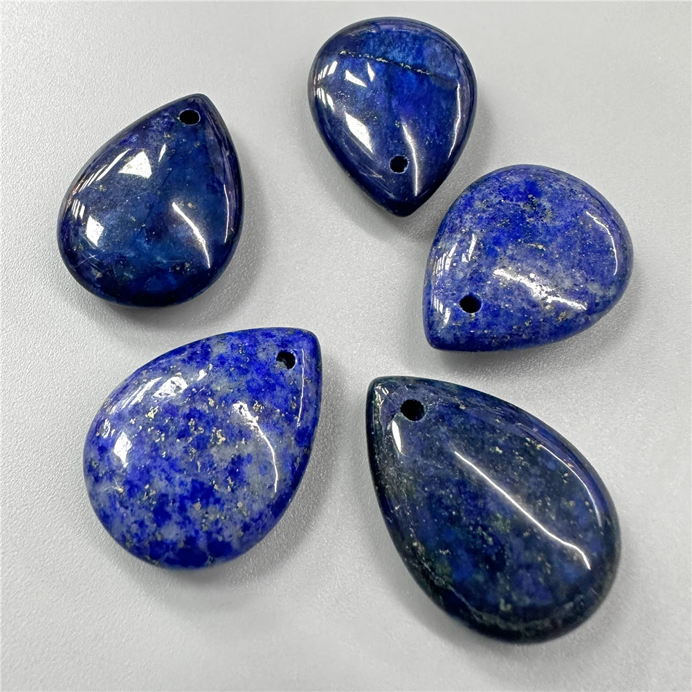 18X25MM Smooth Natural Lapis Water Drop Pendant