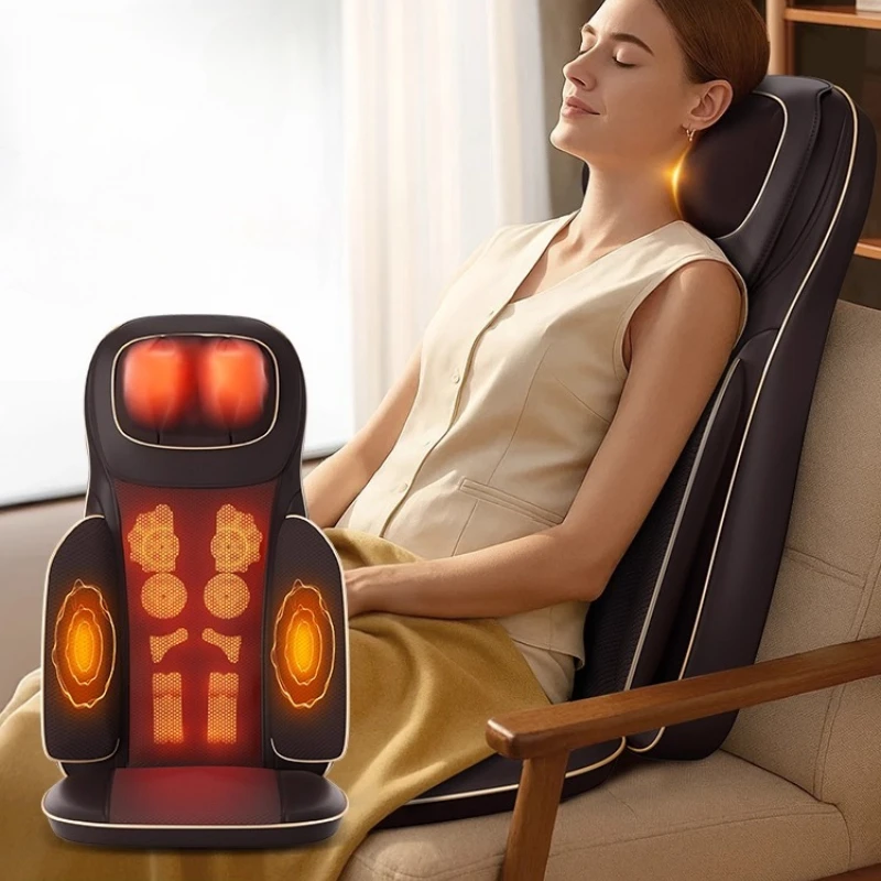 

Electric Full Body Massage Mats Chair Neck Back Waist Leg Vibration Kneading Shiatsu Cushion Seat Relaxation Trapezius Massager