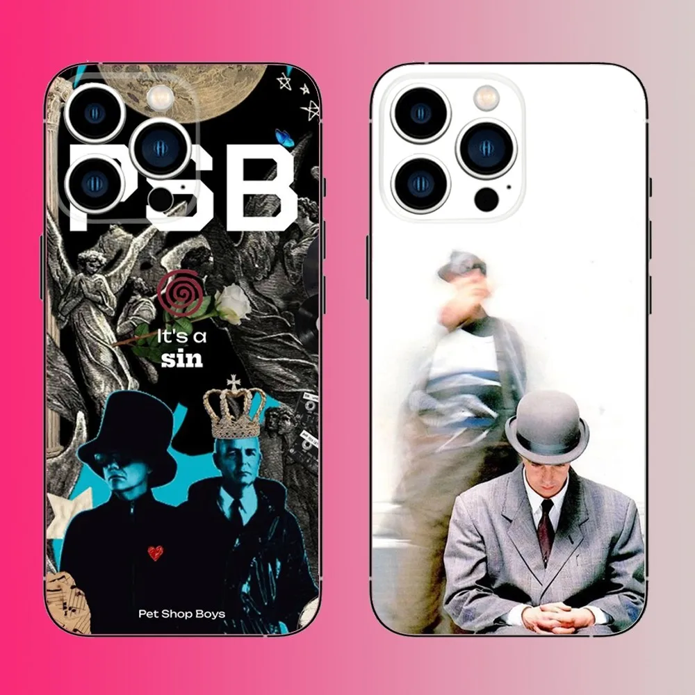 

P-Pet S-Shop Boys PSB Phone Case For iPhone 16,15,14,13,12,11,Pro,Max,Plus,Mini,X,XS,XR,8,7,6,S,SE Soft Black Case