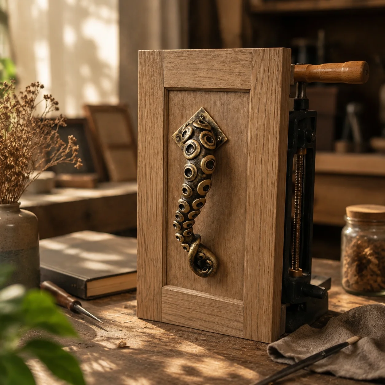 

Resin Tentacled Sea Creature Handle Looped End Home Hardware