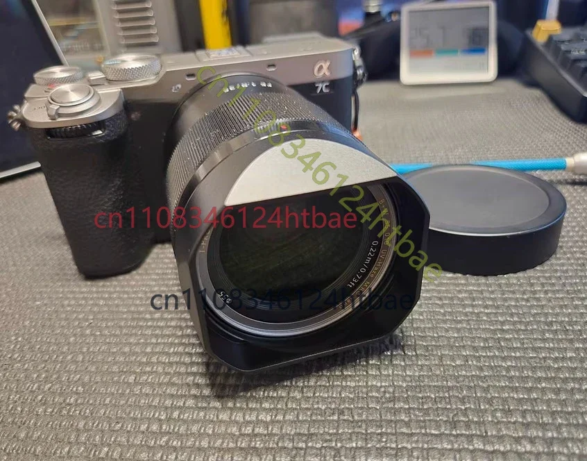 

New Metal Aluminium Alloy Camera Lens Hood For Sony FE35MM F1.8 Lens Hood