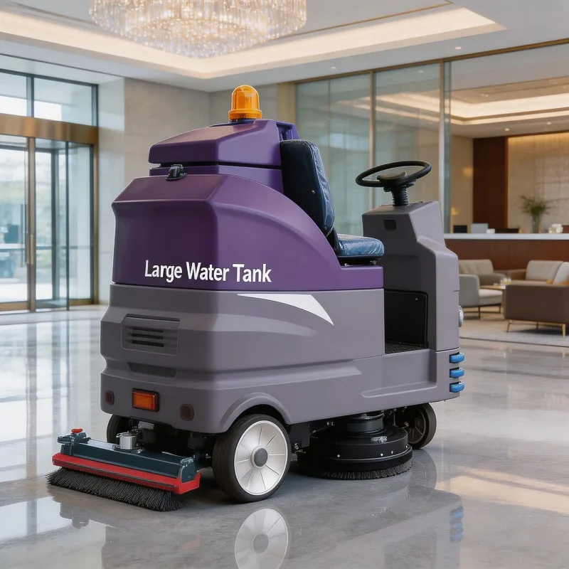 

Ручная поломоечная машина с щеткой 510 мм, мощностью 1200 Вт, для профессиональной очистки бетонных поверхностей