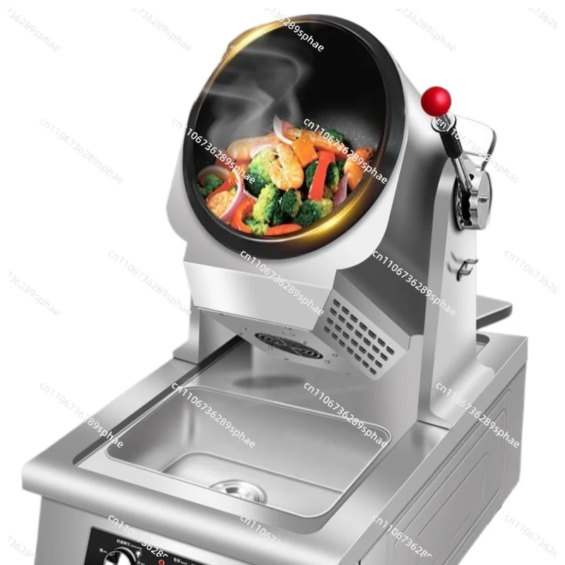 Automatic drum cooking machine Commercial multi-function intelligent fried rice machine machine Fast food canteen