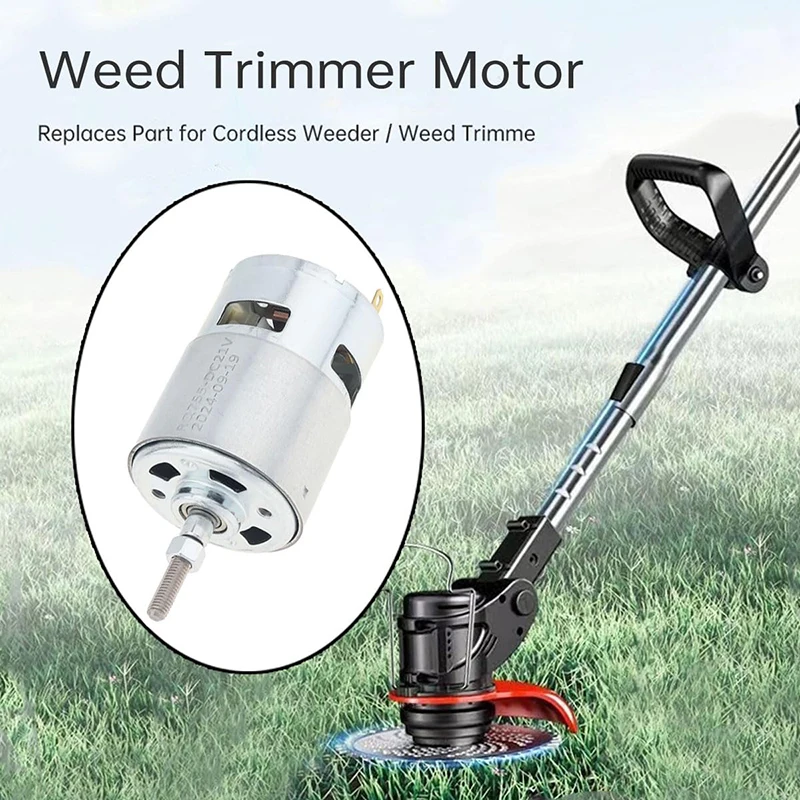 Upgraded 21V Lithium Electric Lawn Mower with 755 Motor - Fast Installation Powerful General Accessory for Yard Care