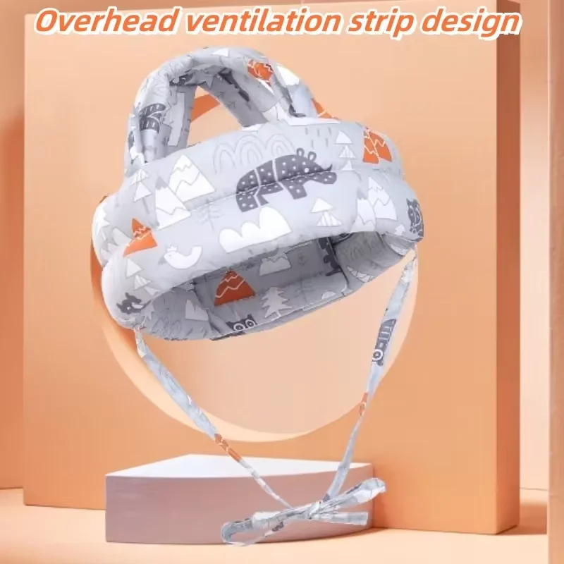 Baby Anti-collision Hat Baby Toddler Anti-fall Hat Children's Anti-fall Head Cap Safe and Breathable Can Be Washed All Seasons image 2
