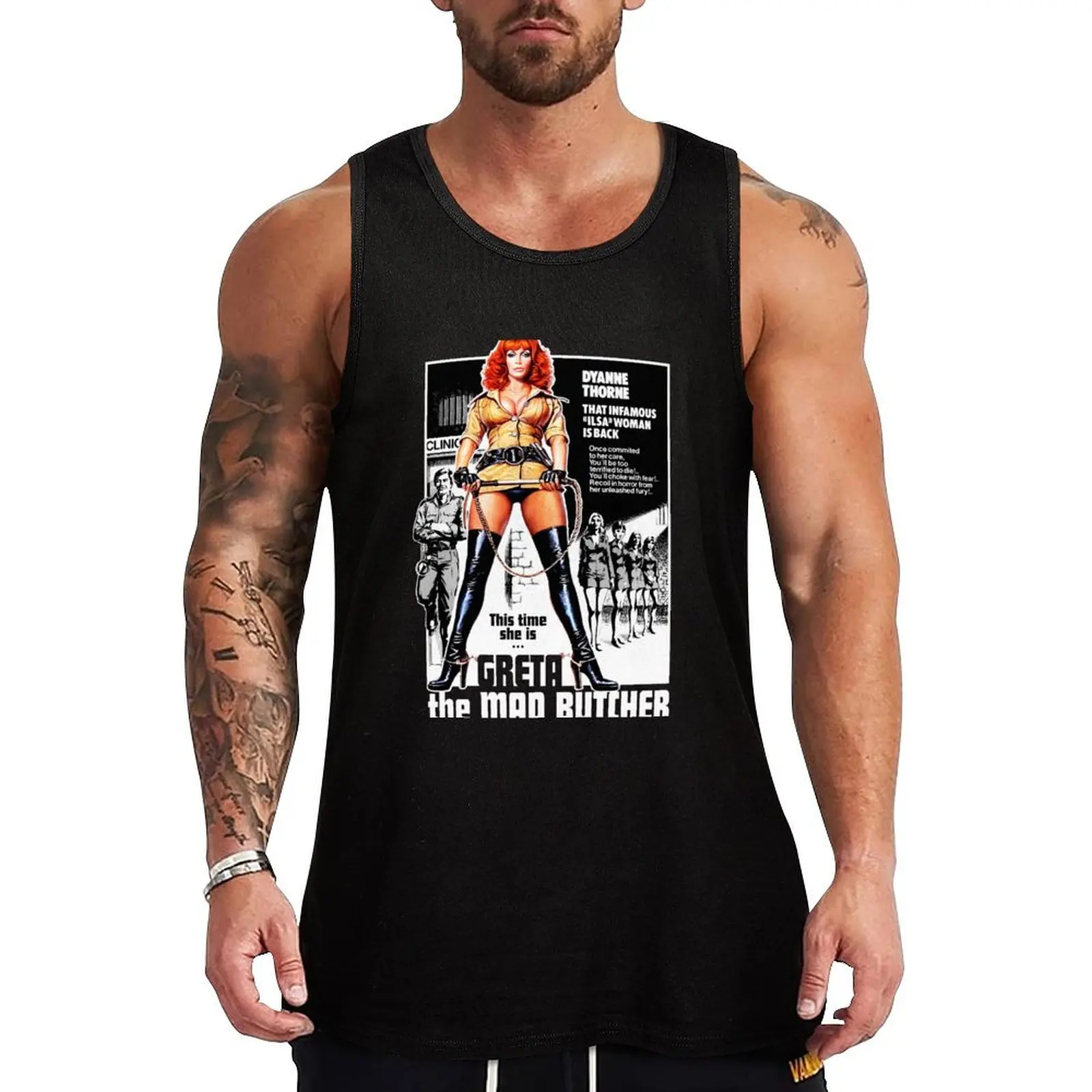

ilsa the wicked warden Tank Top t-shirts for Men's gym Gym clothes sleeveless vest men