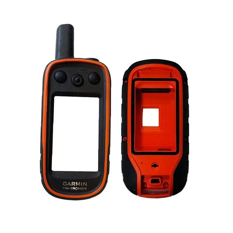 For GARMIN Alpha 100 Front Cover Case And Back Case Cover Shell With Traces Front Frame Power Button Part Replacement Repair