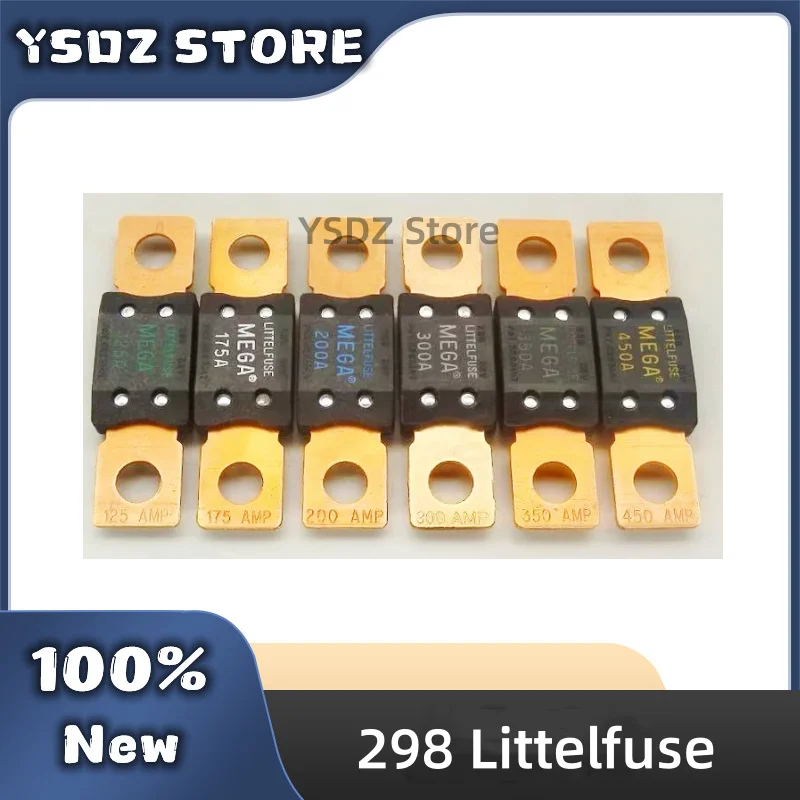 1~10PCS Littelfuse 298 High Current MEGA Fuse 32V 80A 100A 125A 150A 175A 200A 225A 250A 300A 350A 400A 450A 500A Trucks Fuse