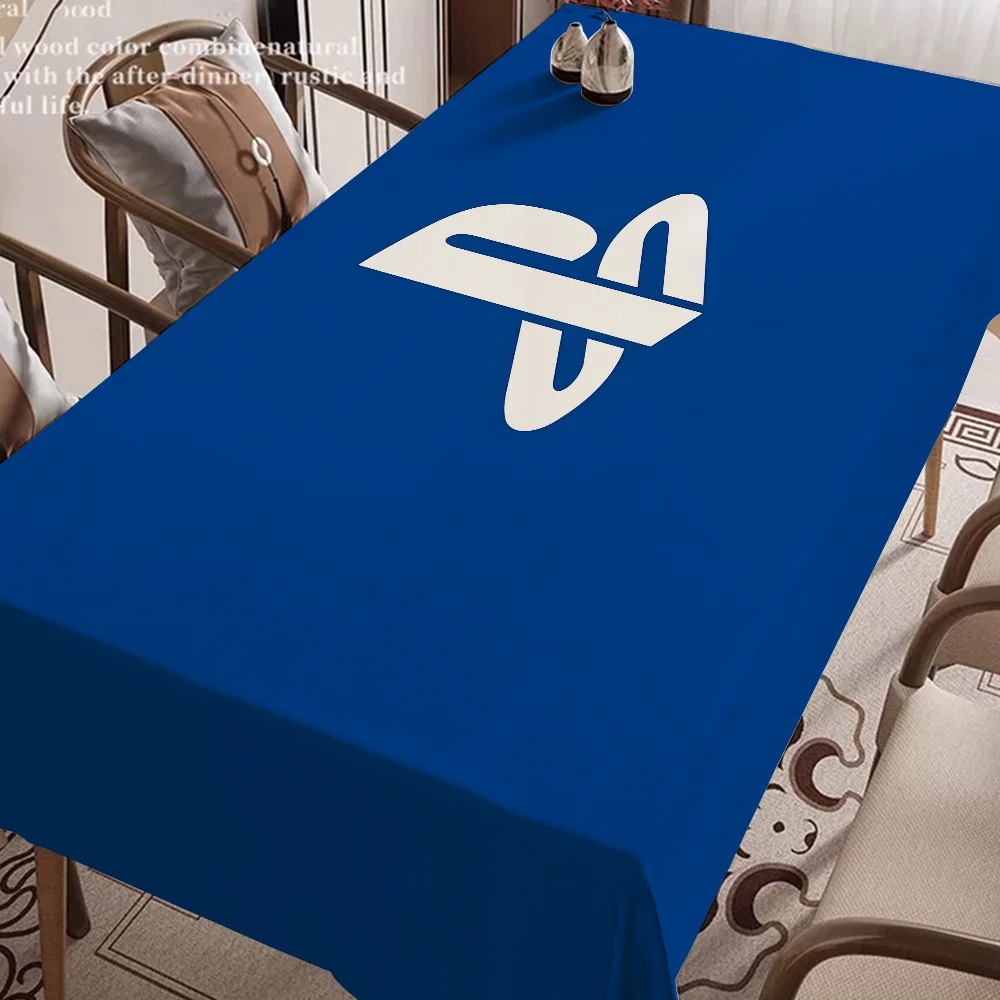 

Game Playstation Polyester Waterproof Tablecloth Bedside Table Dustproof Decorative Cloth Living Room Coffee Tablecloth
