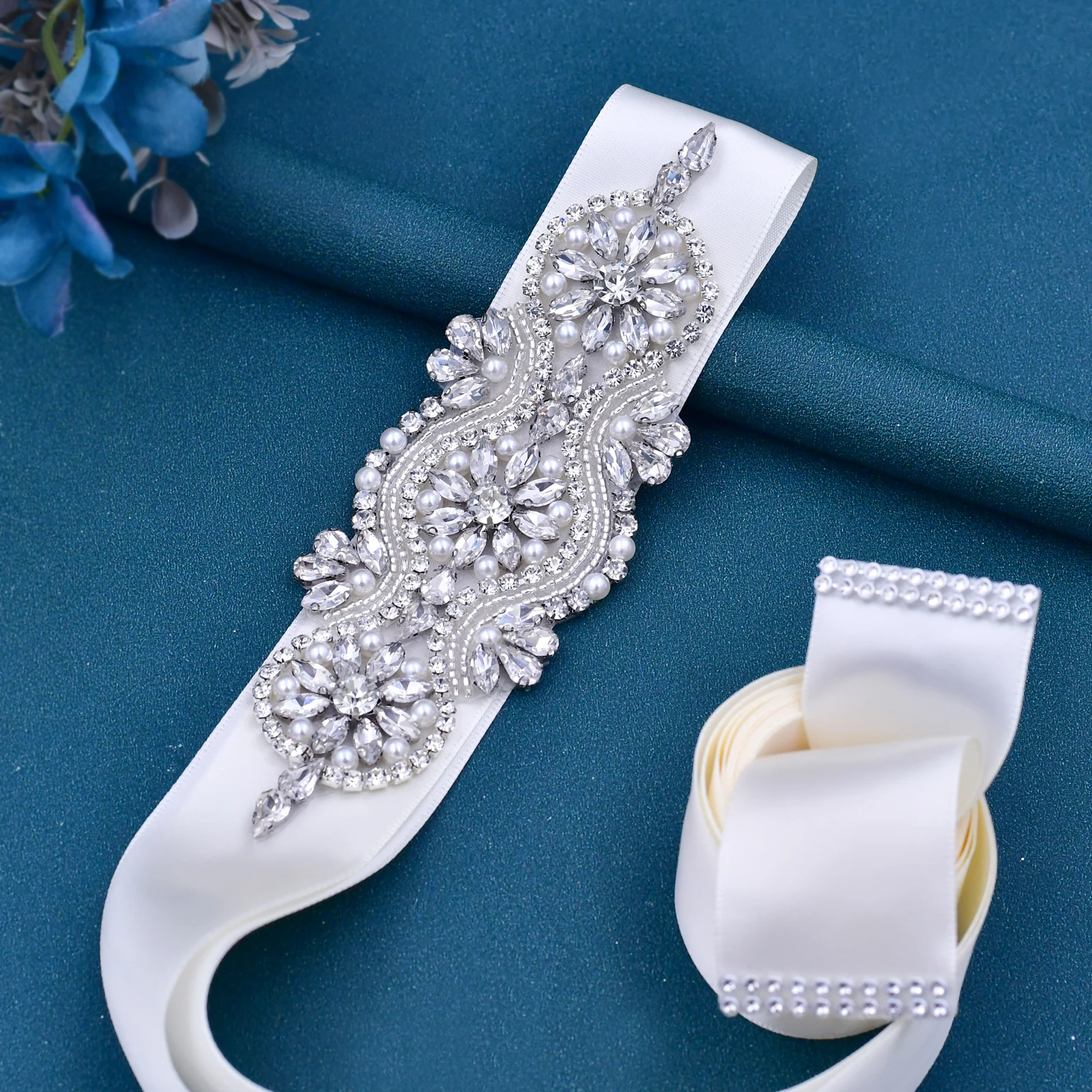 Rhinestone Belt for Wedding Dress Bachelorette Party Accessories Bridal Sash Bridesmaid Oriental Female Belt for Wedding S05