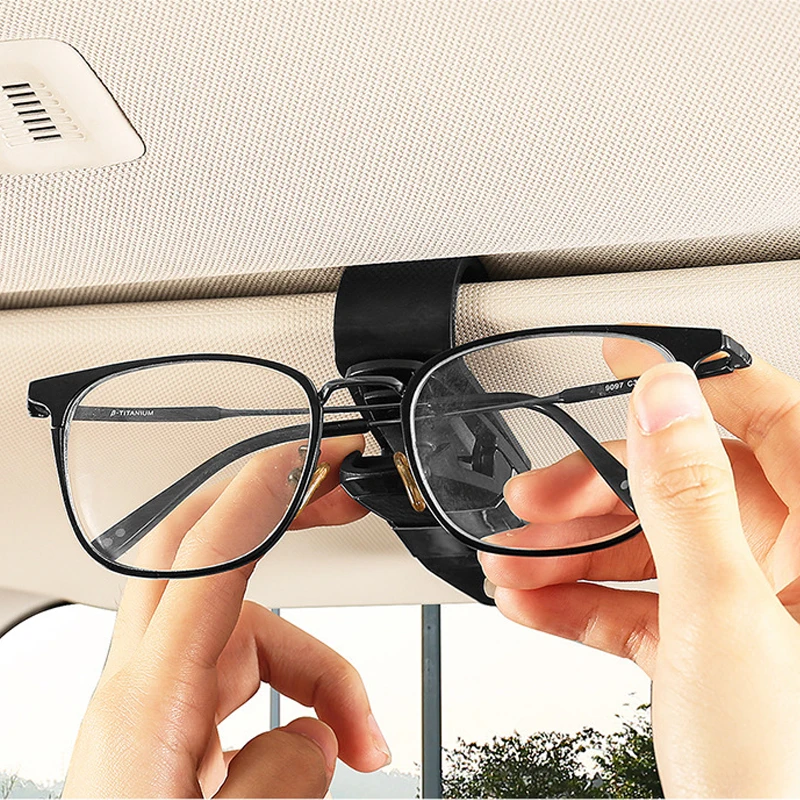 Car Glasses Clip Car Sun Visor Glasses Holder Sunglasses Clip Double Headed Card Ticket Eyeglasses Holder Clip on Board