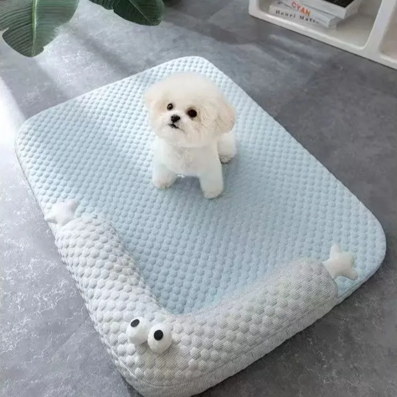 Party Cute Quality Dog Bed Cooling Unique Cheap Designer Indoors Dog Supplies Medium Modern Cama Para Pet Cachorro Pet Supplies