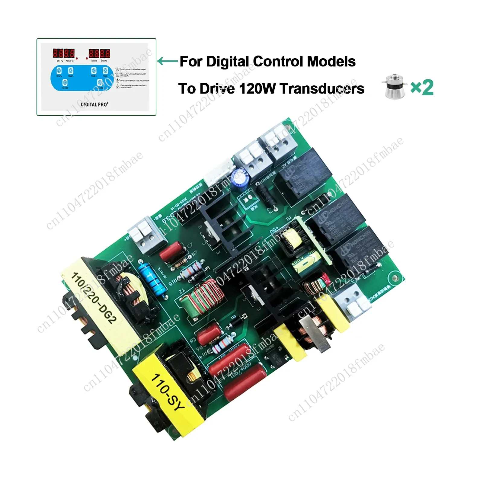 40kHz mechanical driver board/digital circuit board for ultrasonic cleaning machine 60W-180W 110V/220V ultrasonic generator