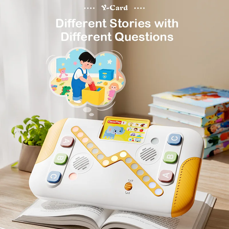 Educational Children's Learning Machine Early Enlightenment Quiz Competition Toy Answer Card Insertion Machine for Kids