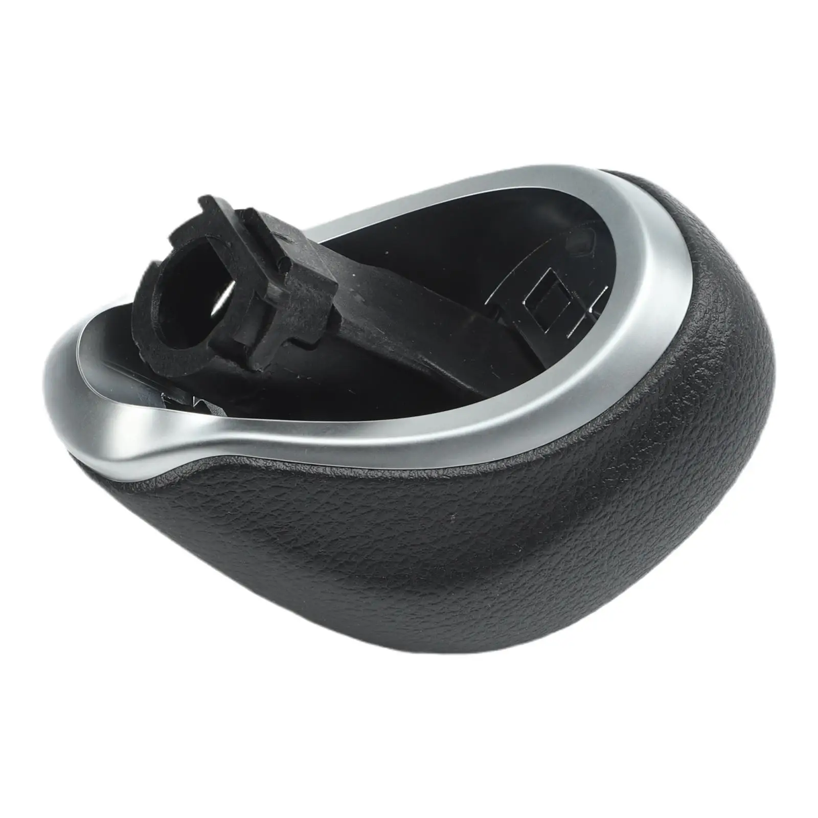 Car Gear Shift Black Silver Car Gear Knob High Universality Fitment Practical Design Reliable Materials Wear-resistant