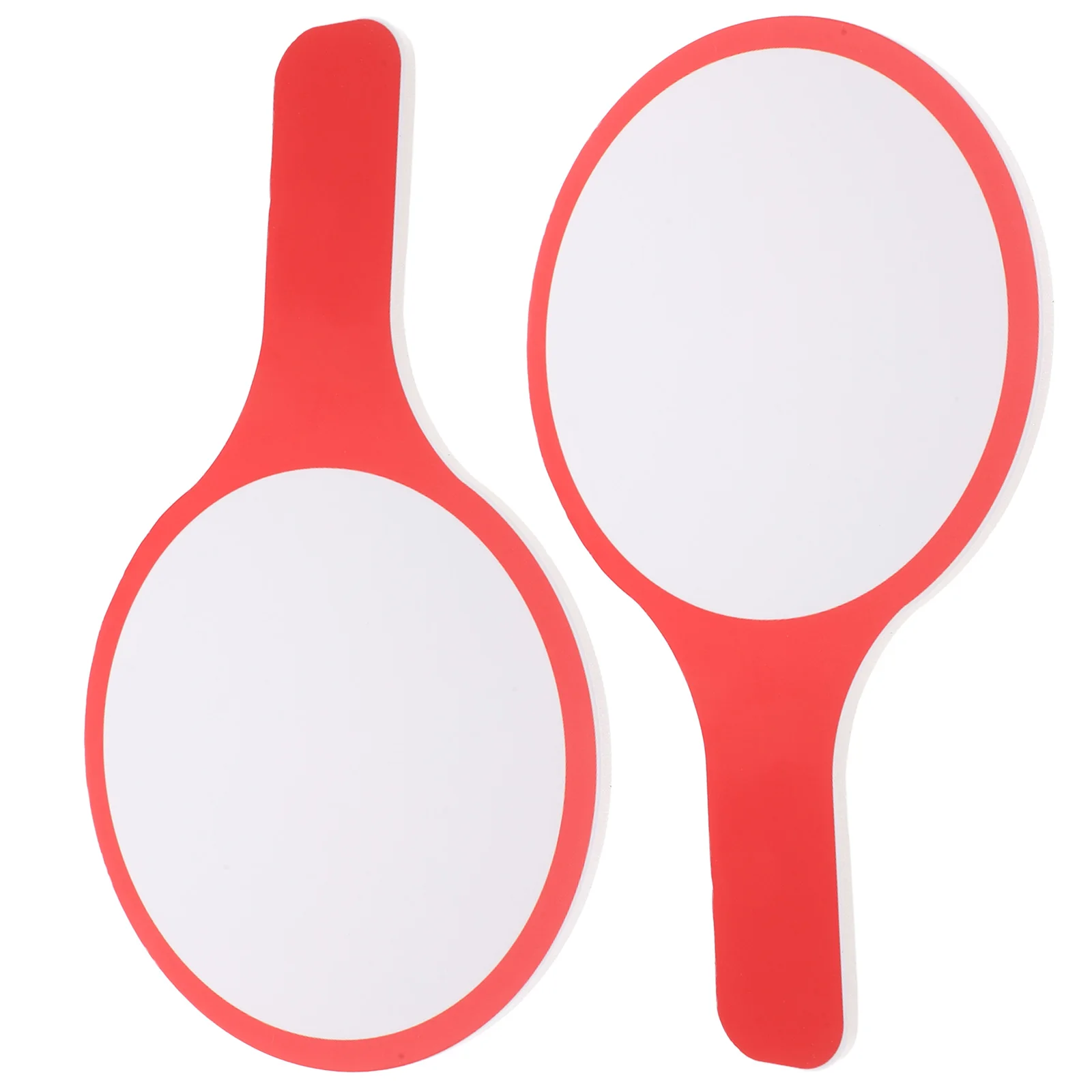 2Pcs White Dry Erase Paddles Handheld Scoreboards for Classroom Engagement Interactive Teaching Mini Whiteboards for Students