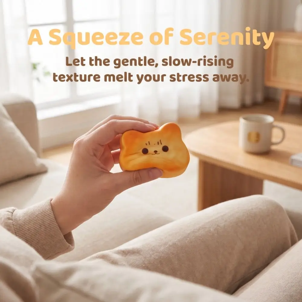 Interesting Simulated Toast Cat Squeeze Crab Pig Cartoon Fidget Sensory Lobster Puppy Pinch Funny