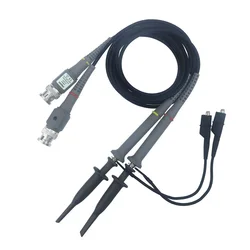 2Pcs Oscilloscope Probe kit P6100 100MHz 1X 10X High Precision Alligator Clip Test Low Passive Limpedance Attenuation Probe