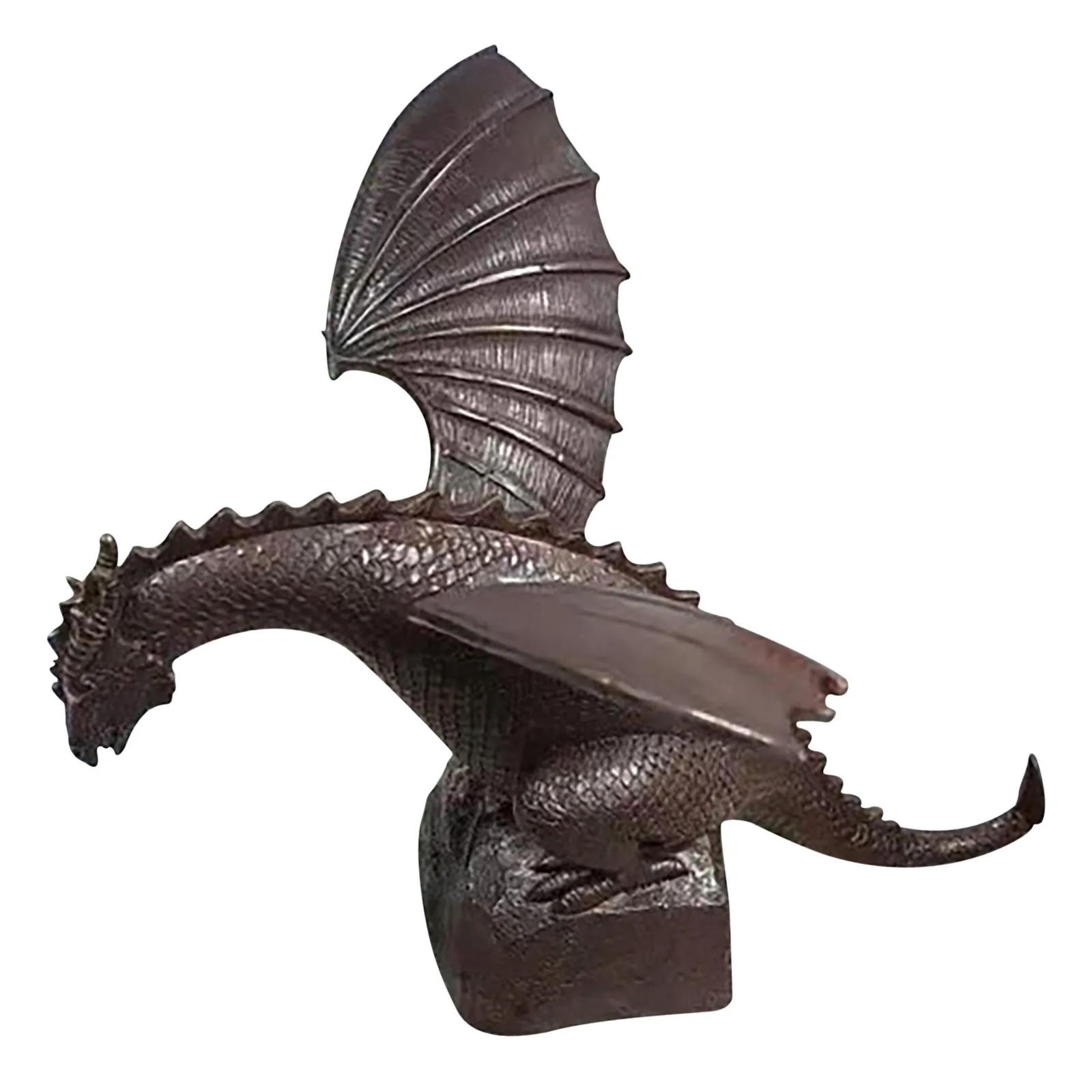 Creative Garden Water Fountain Water Spray Dragon Fire-breathing Pattern Resin Waterscape Sculpture Garden Table Decoration