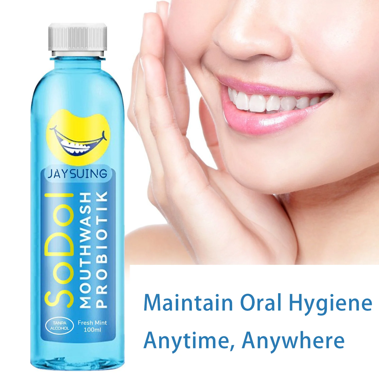 Mint Mouthwash Instant Fresh Breath Deep Cleaning Reduce Bad Breath Prevent Gum Health Improving Dry Mouth Oral Care Mouthwash