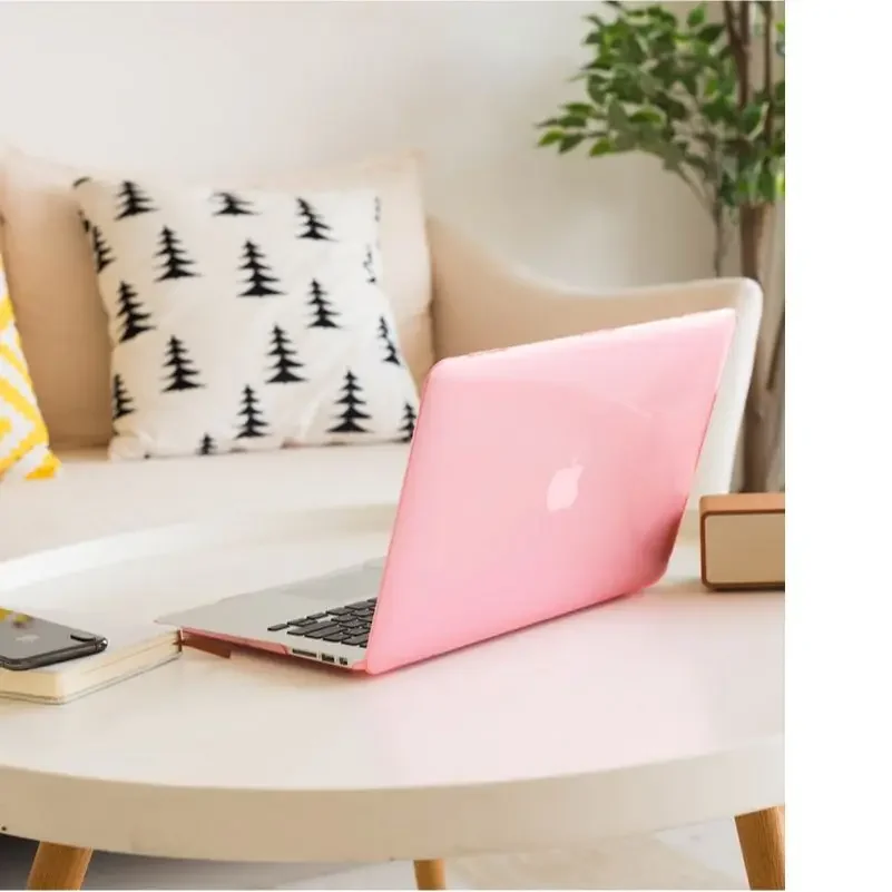حافظة كمبيوتر محمول لامعة لماك بوك اير 13 A2179 A2681 Pro A2338 ريتينا 15 1112 14 16 غطاء كمبيوتر محمول لجهاز ابل ماك بوك حافظة واقية