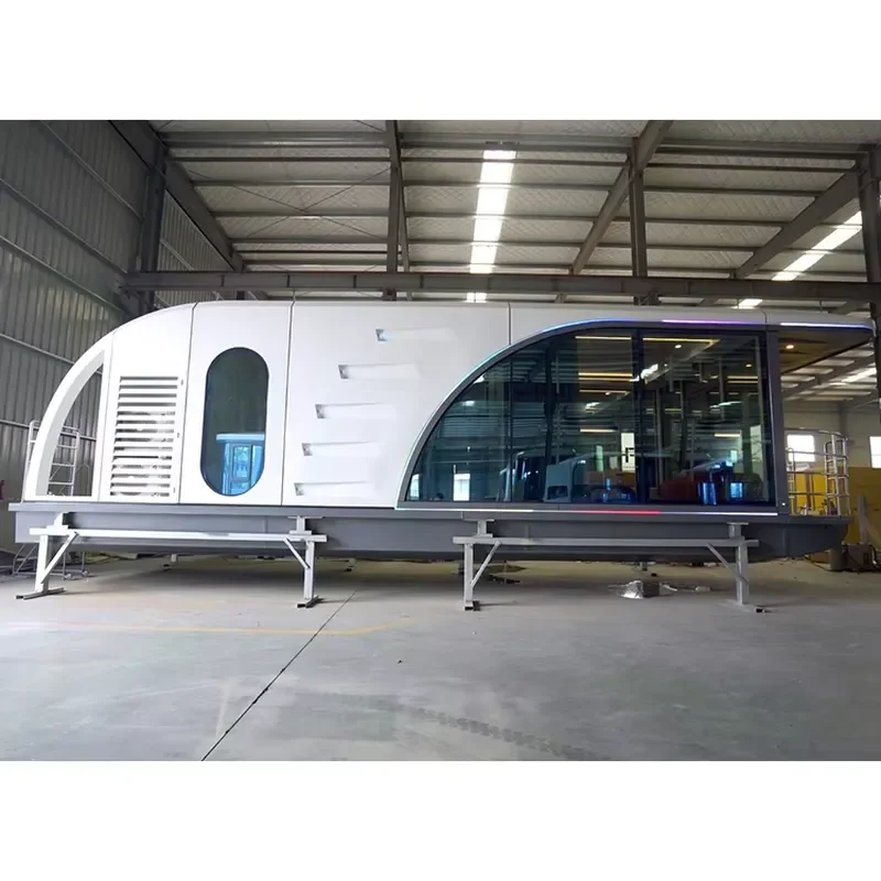 Kamp Aluminium Submarine Floating Water House Hull Yacht Ship House Boat Floating Kit Pontoon Houseboats