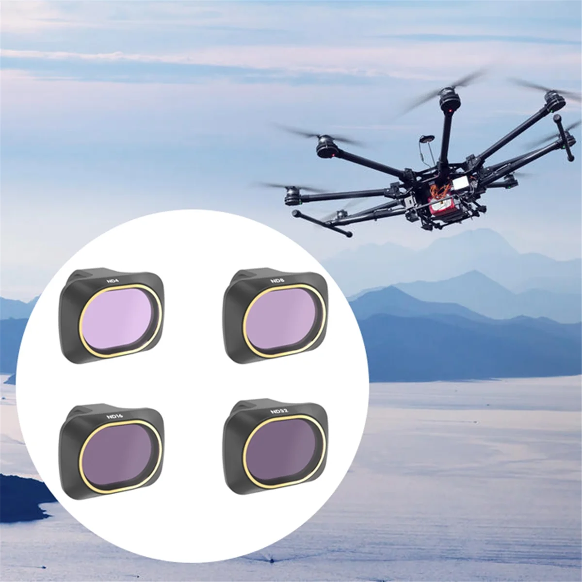 Filtro de Dron T36C para Mini 1/2/SE/2 SE/4K, juego de filtros ND para accesorios de la serie Mini