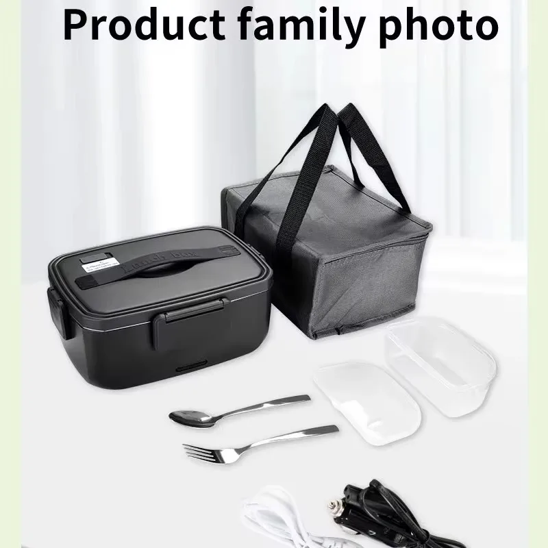 Electric Heated Lunch Box Self-Heating Food Container for Office Students Dormitory Plug-in Thermal Insulation Portable Meal War