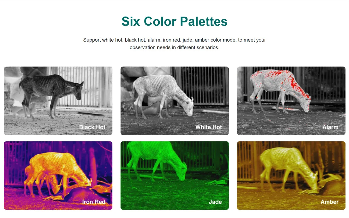 Small Infrared Thermal Imaging Night Vision Detection Thermal Hunting Camera Outdoor Handheld Monocular Thermal Imager