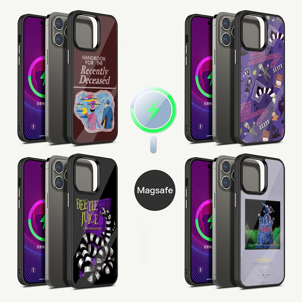 Beetlejuice Handbook Phone Case For iPhone 14,13,12,11,Plus,Pro,Max  Magsafe Magnetic Wireless Charging