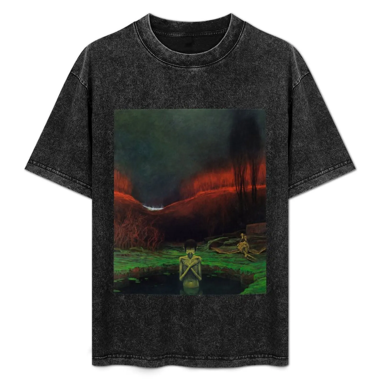 Beksinski T-Shirt oversized t shirt graphic tee shirt plus size men clothing