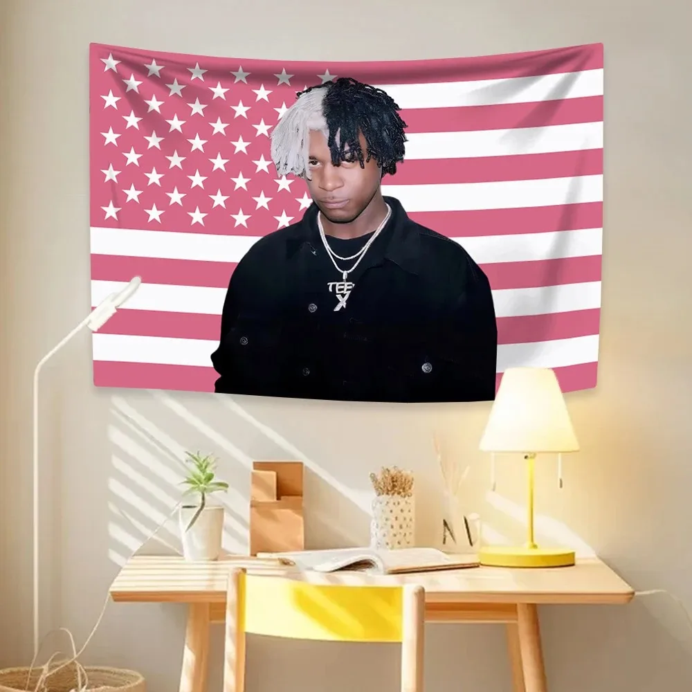 Ken Rapper Carsons Tapisserie A Great Chaos Musik Album Cover Poster Wandbehang Dekor für Schlafzimmer College Wohnheim Home Decor Meme